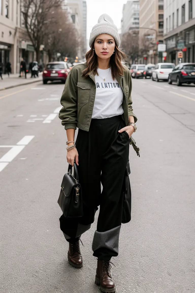 Urban Cool in Denim and Cargo
