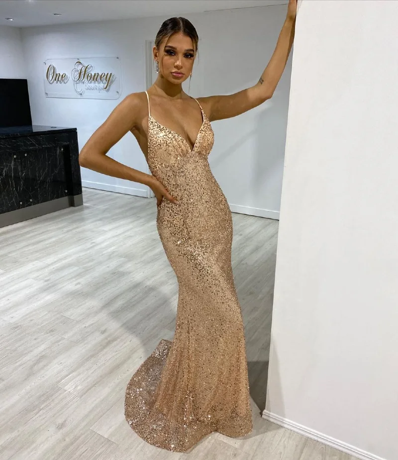Golden Glamour Gown