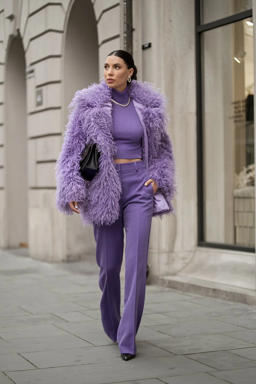 Lavender Luxe Evening-Ready Textural Play