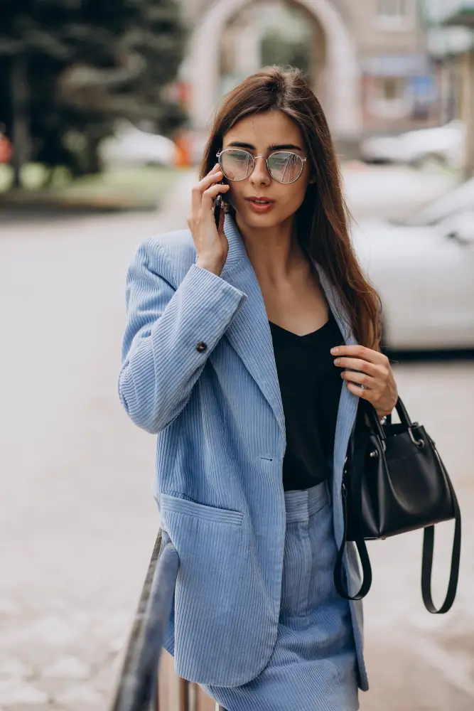 Powder Blue Power: Corduroy Professional Set