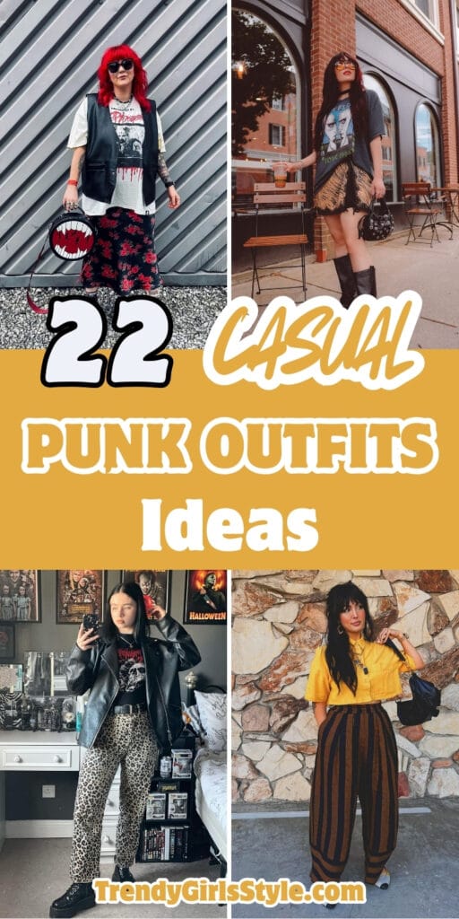 22 Casual Punk Outfit Ideas