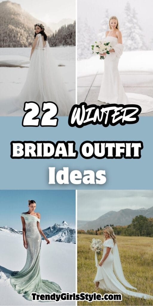 22 Winter Bridal Outfit Ideas