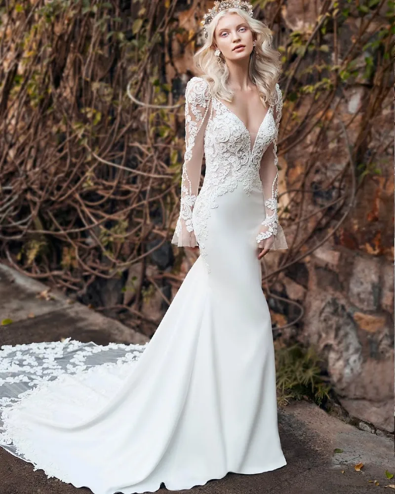 Ethereal Lace Renaissance Gown