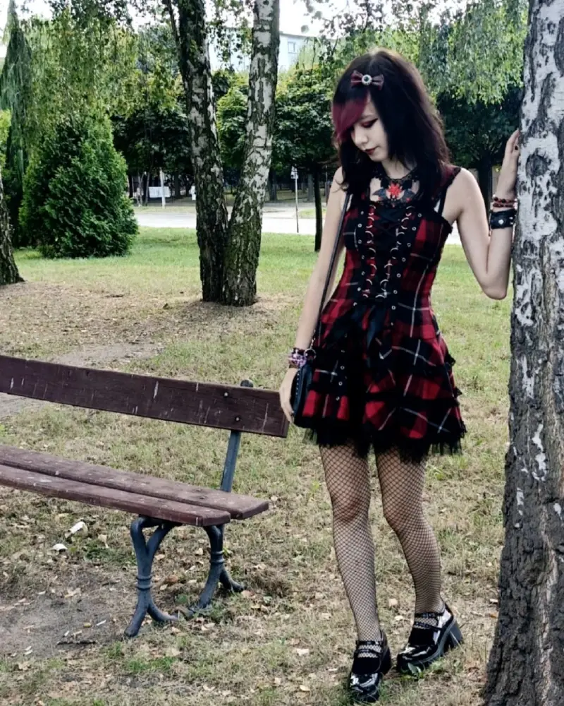 Gothic Garden Reflection