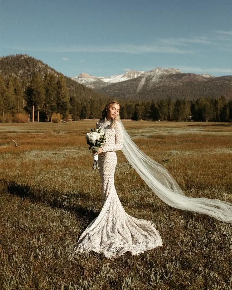 Meadow Grace Crochet Gown