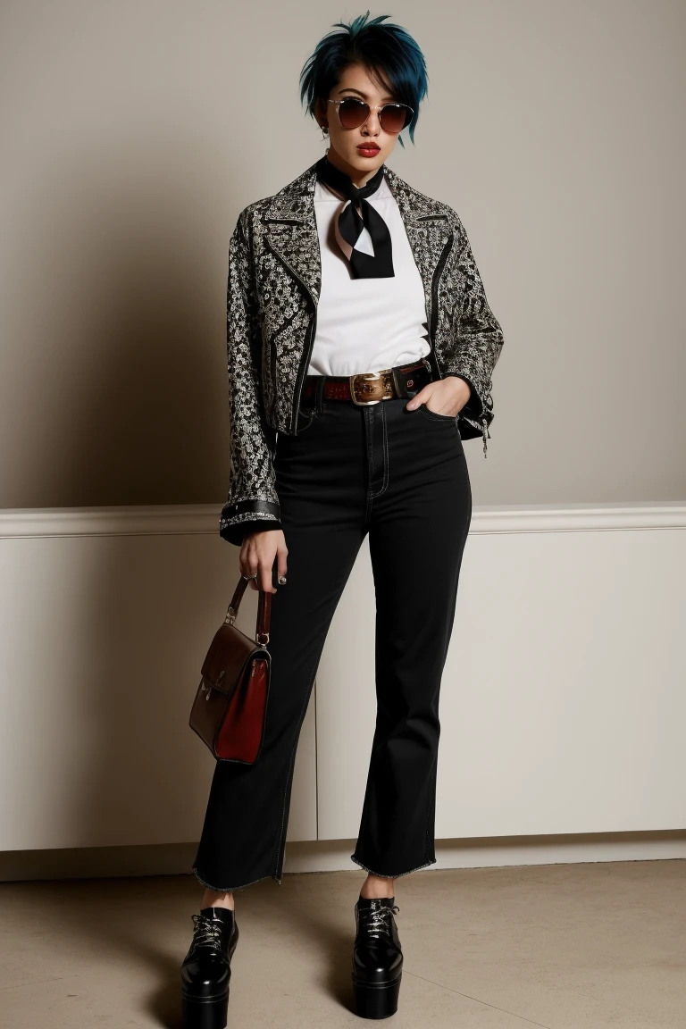 Girl wearing Retro Punk