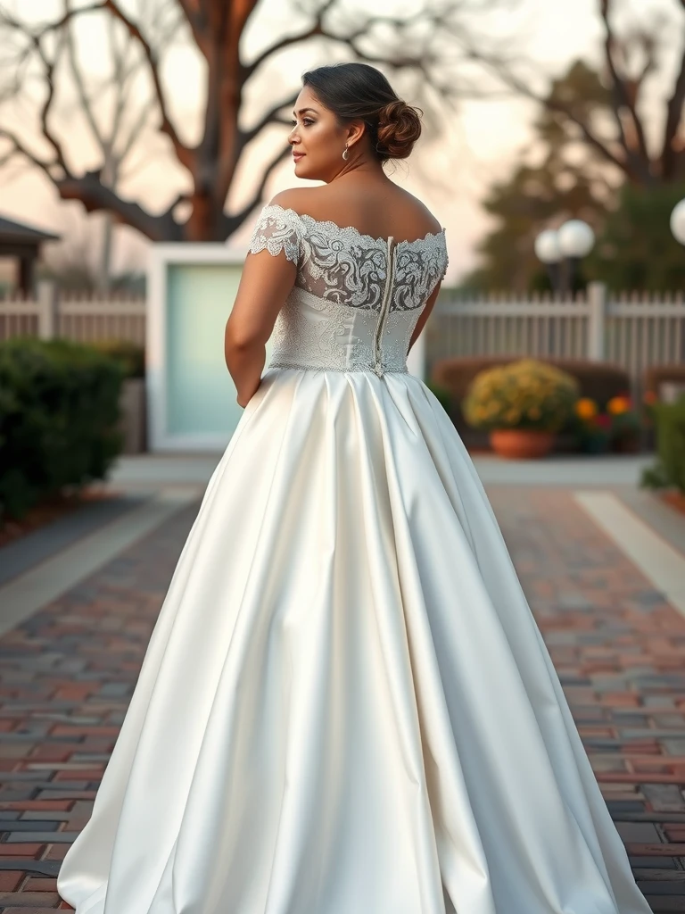 Romantic Dream - Off-Shoulder Ball Gown Wedding Dress