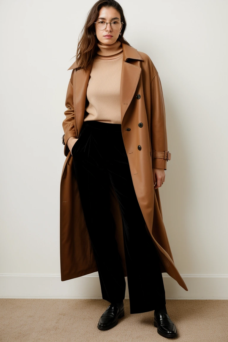 Sophisticated Style in a Dark Academia Look