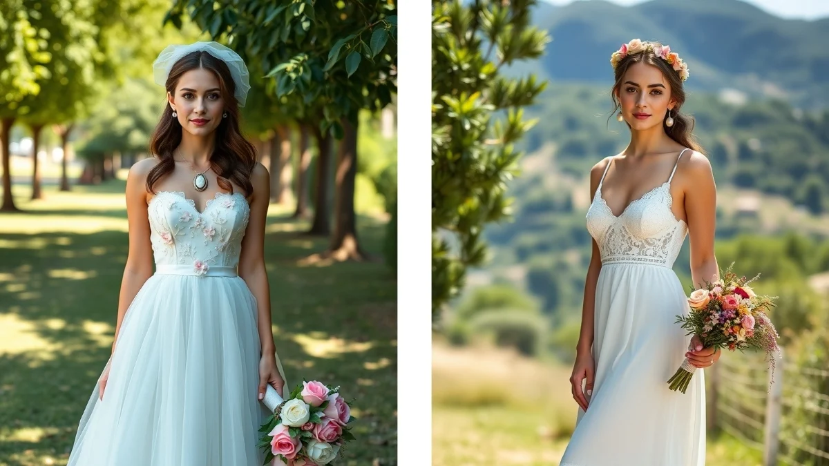 Vintage-inspired wedding dresses