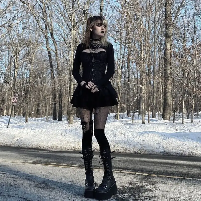 Winter Shadows in Gothic Style