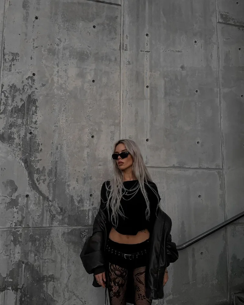 Y2K Cyber-Goth Aesthetic