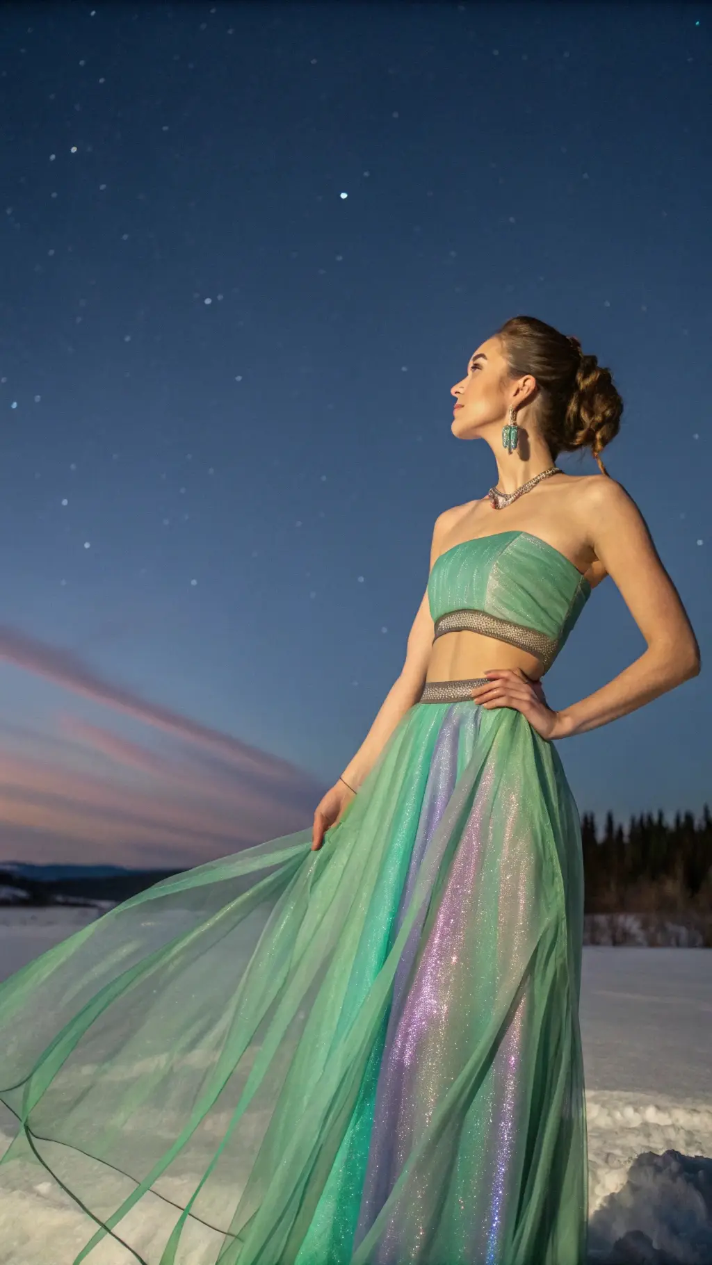 Aurora Borealis Two-Piece