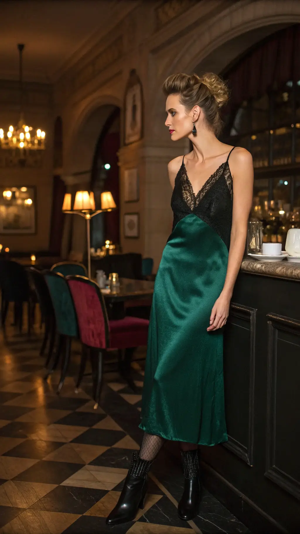 Elegant Evening Slip Dress