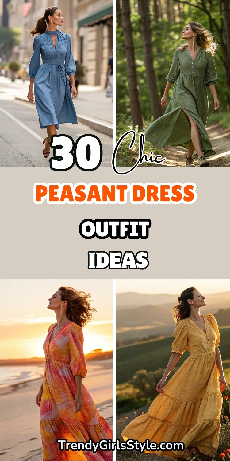 30 Chic Peasant Dress Ideas to Spark Your Style Glow-Up