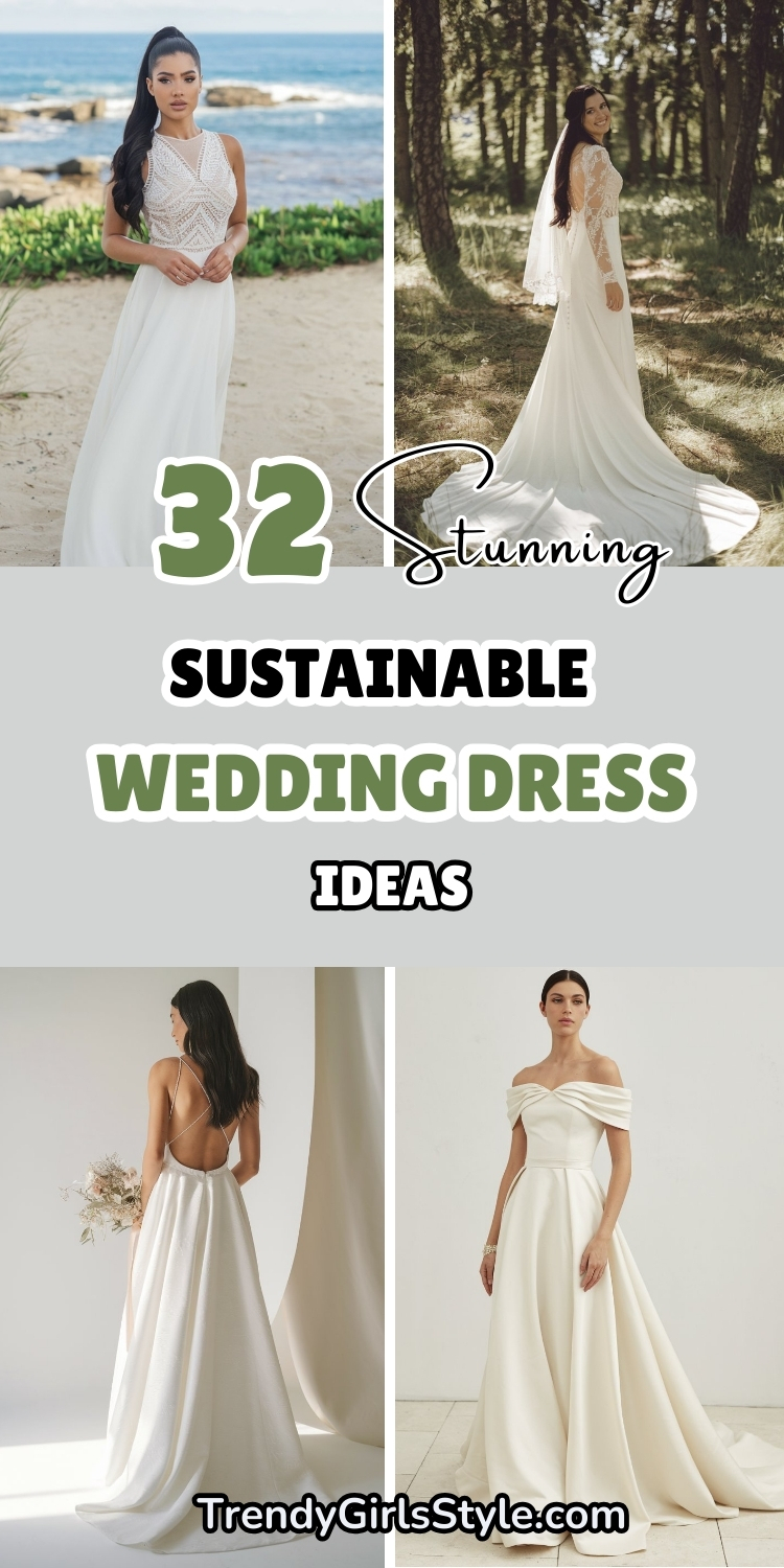 32 Stunning Sustainable Wedding Dresses for Eco-Chic Brides