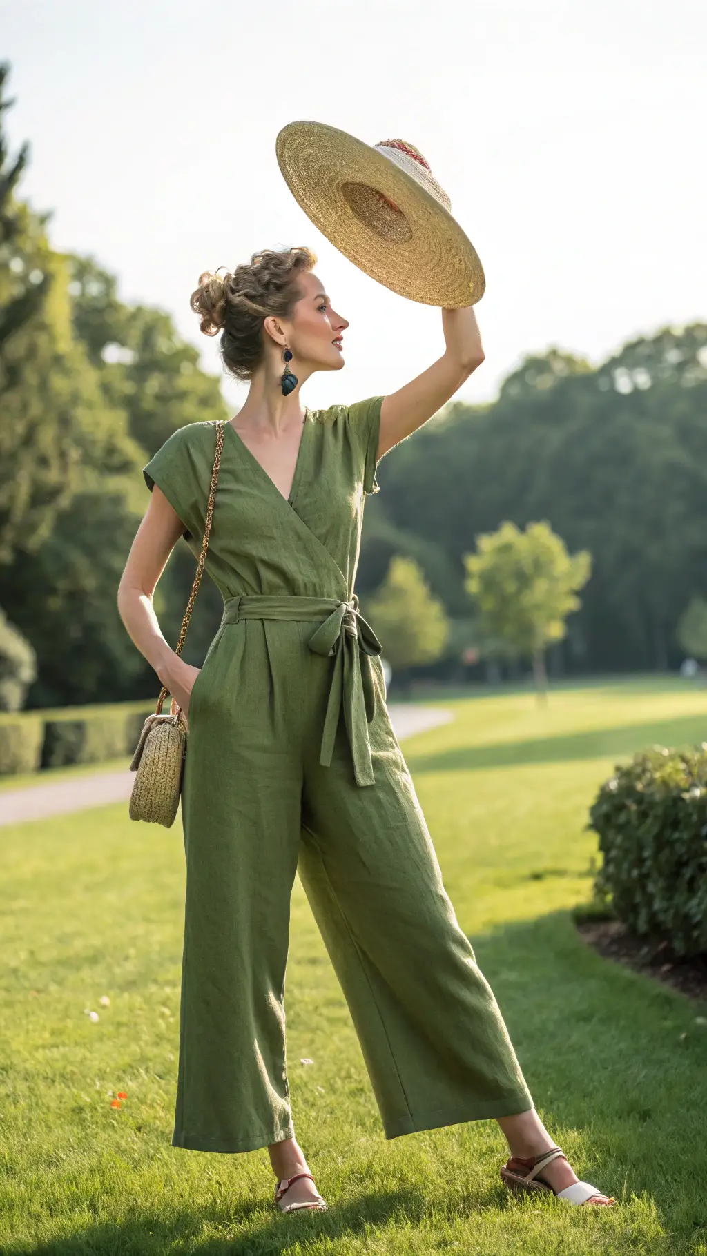 Effortless Olive Jumpsuit