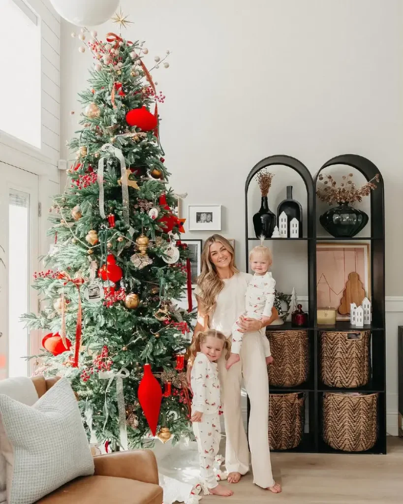 Elegant Cream Holiday Loungewear Set