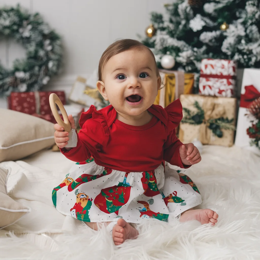 Festive Flair A Baby's First Christmas Ensemble