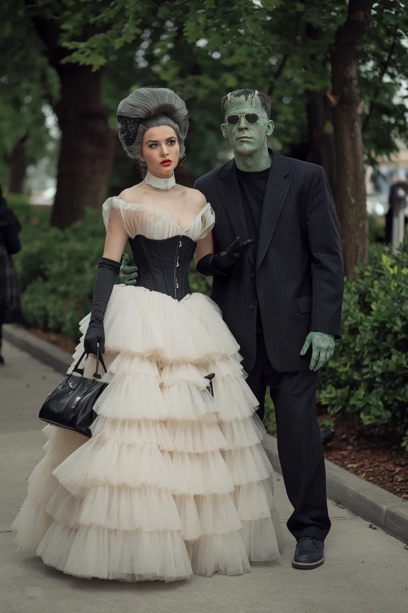 Haute Macabre Couture Frankenstein's Aristocrats Ensemble
