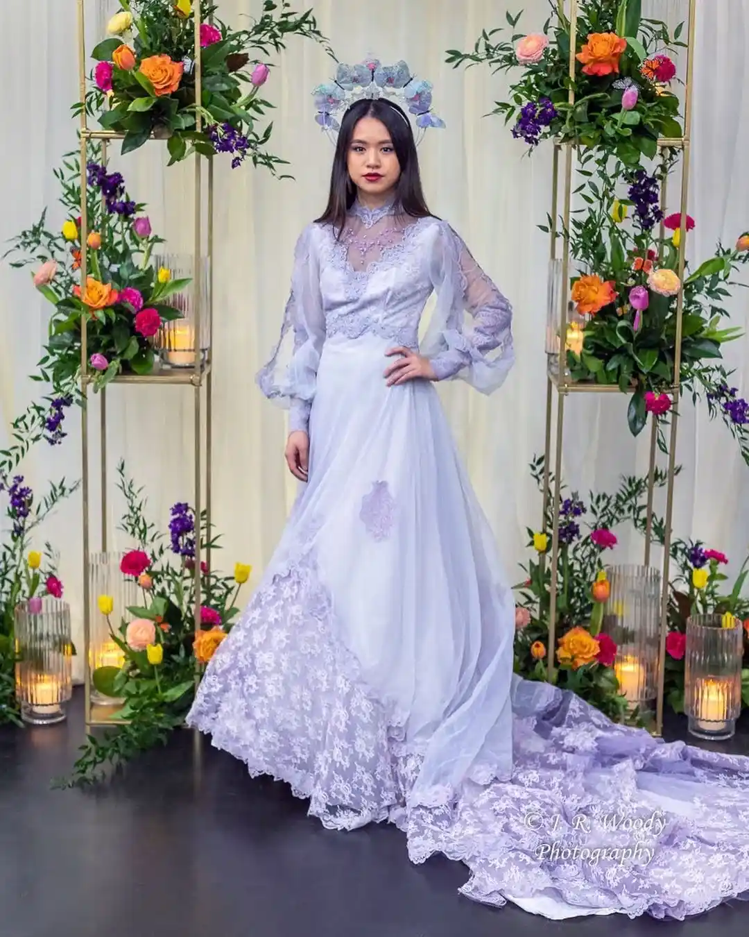 Lavender Lace Fantasy – A Dreamy Vision of Vintage Romance