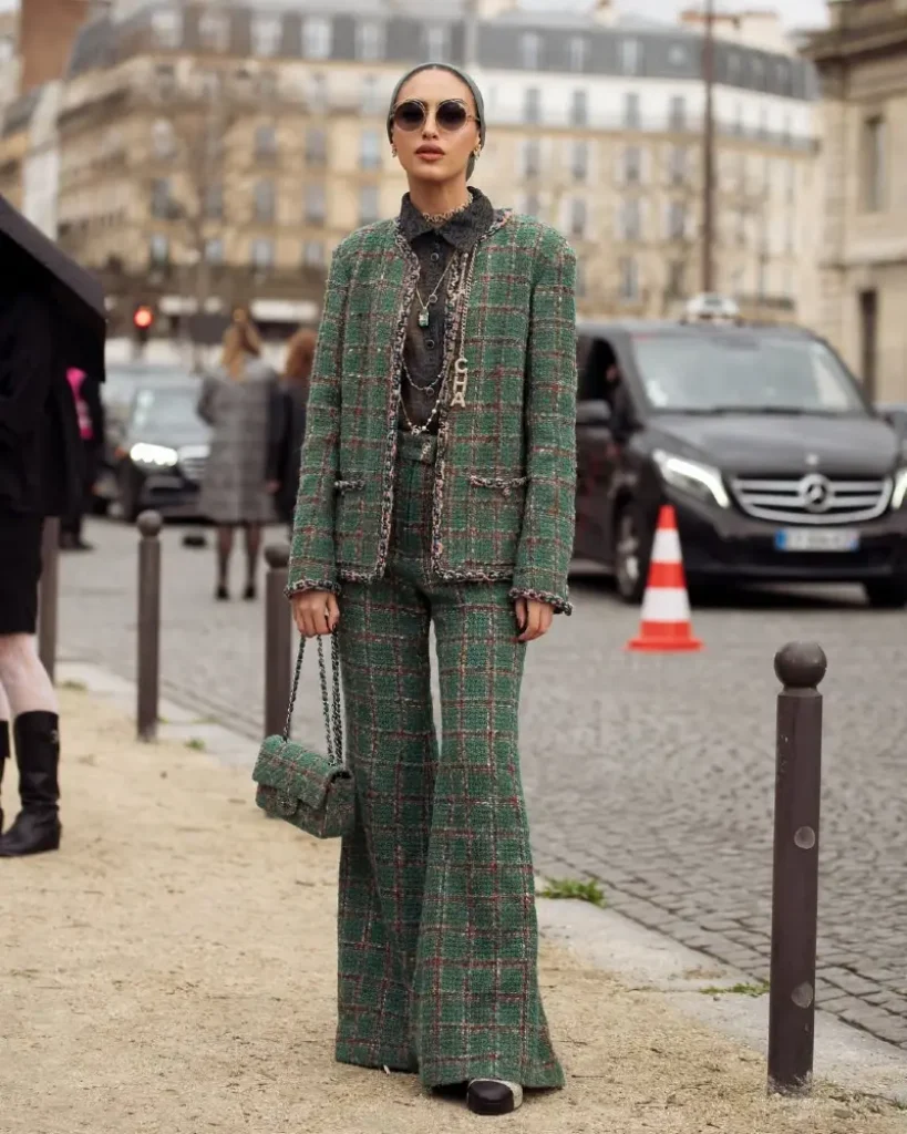 Luxe Holiday Tweed Co-ord Ensemble