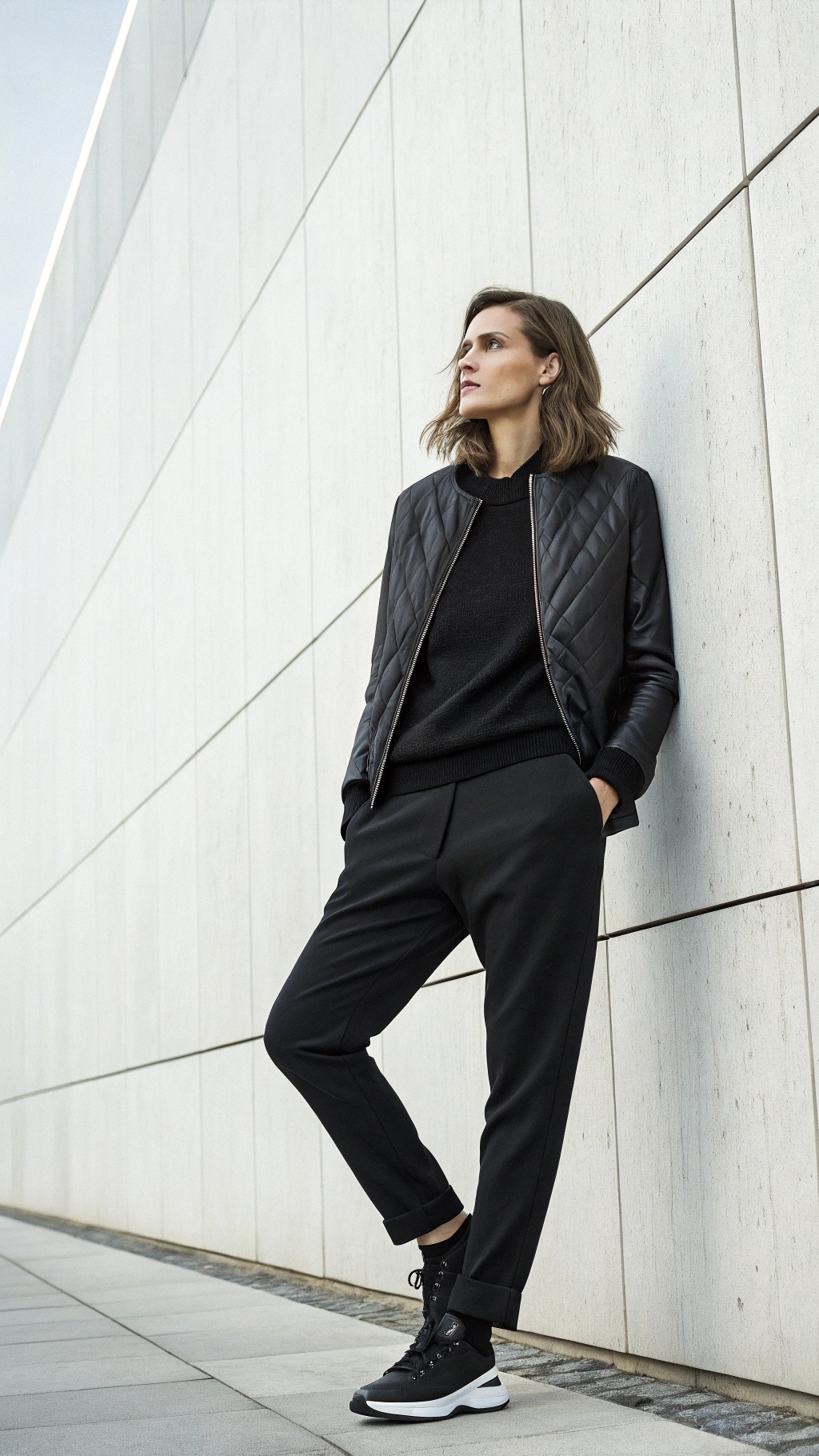 Modern Monochrome Barn Jacket Substitute