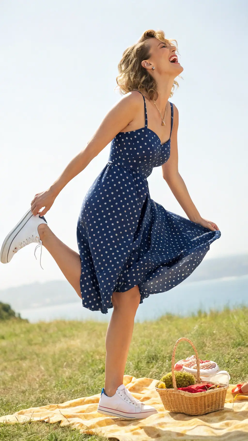 Playful Polka Dot Dress