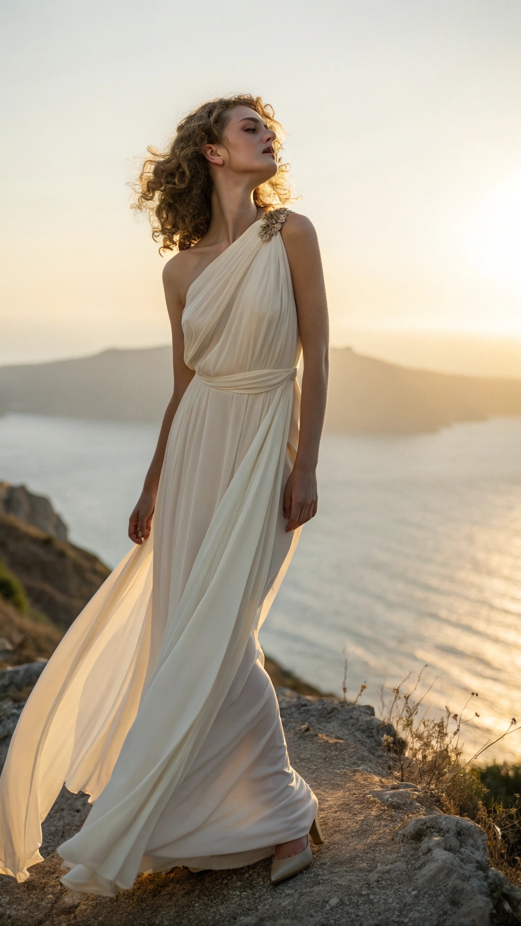 The Grecian Goddess Column Dress