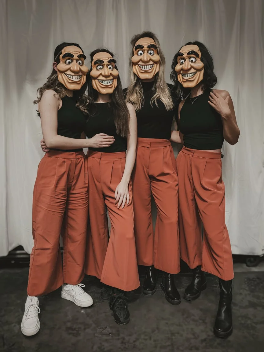 Uncanny Valley Matching Mask Ensembles That Challenge Halloween's Comfort Zone