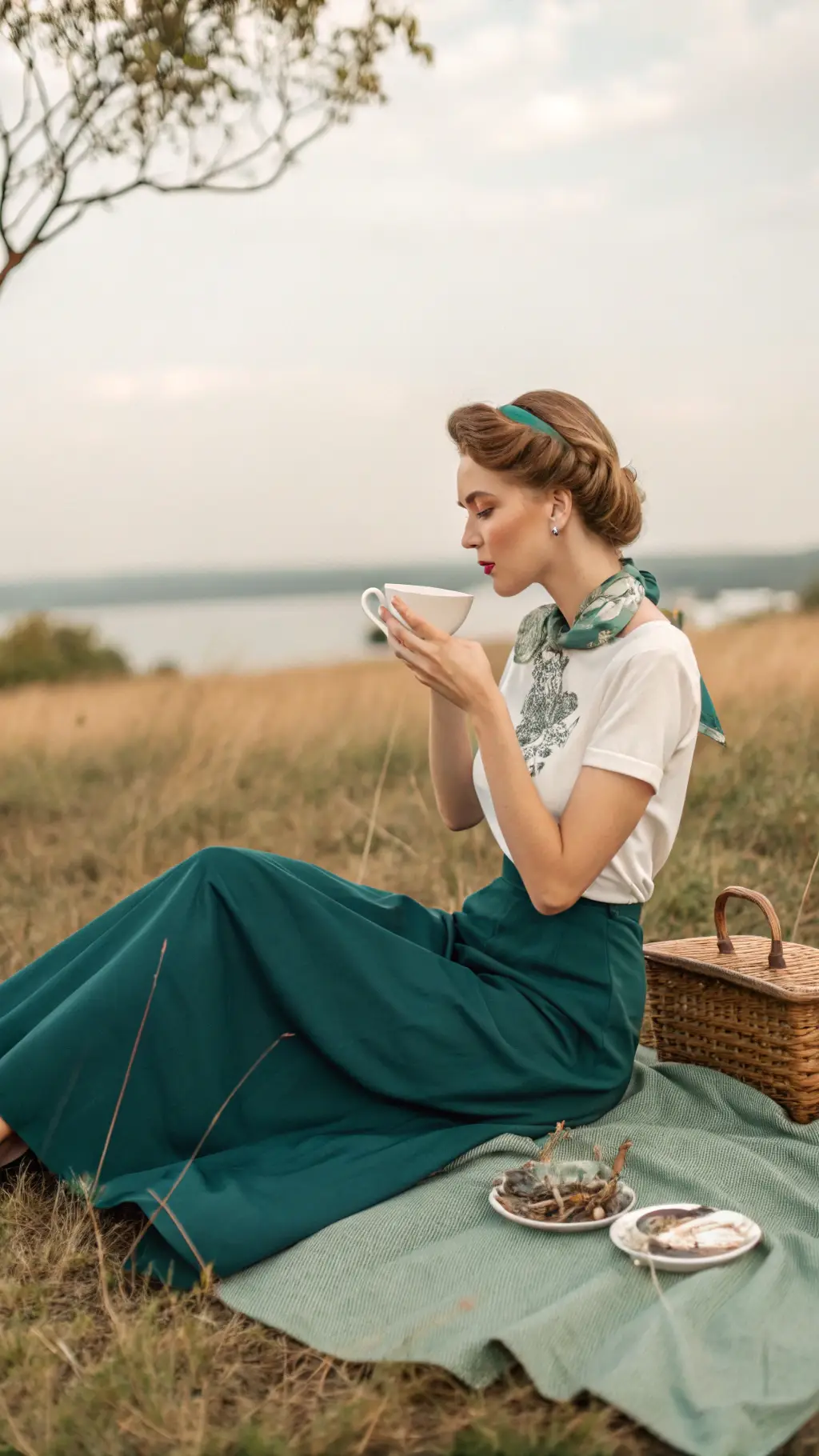 Vintage Inspired Skirt & Tee
