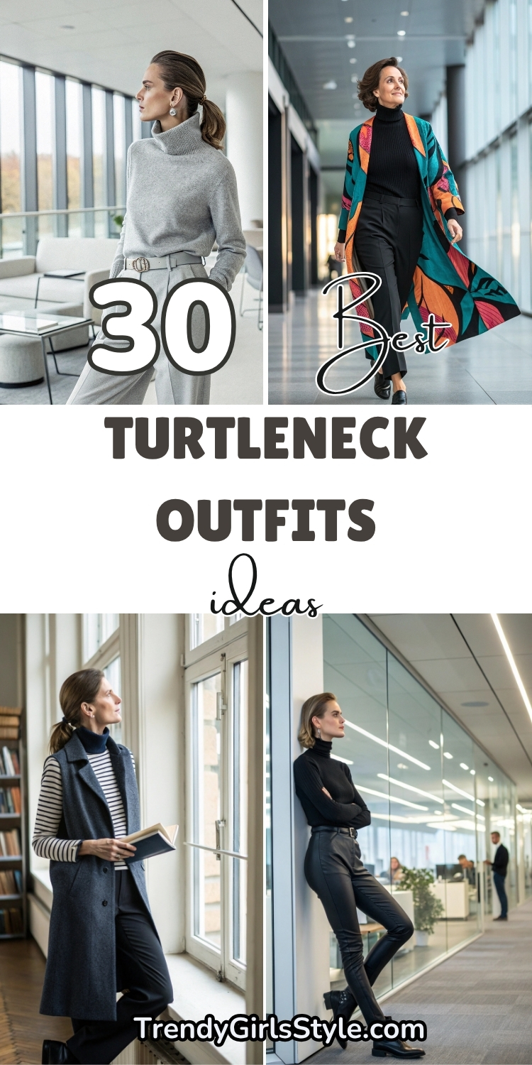 30+ Best Turtleneck Outfits Ideas for Work to Feel Confident