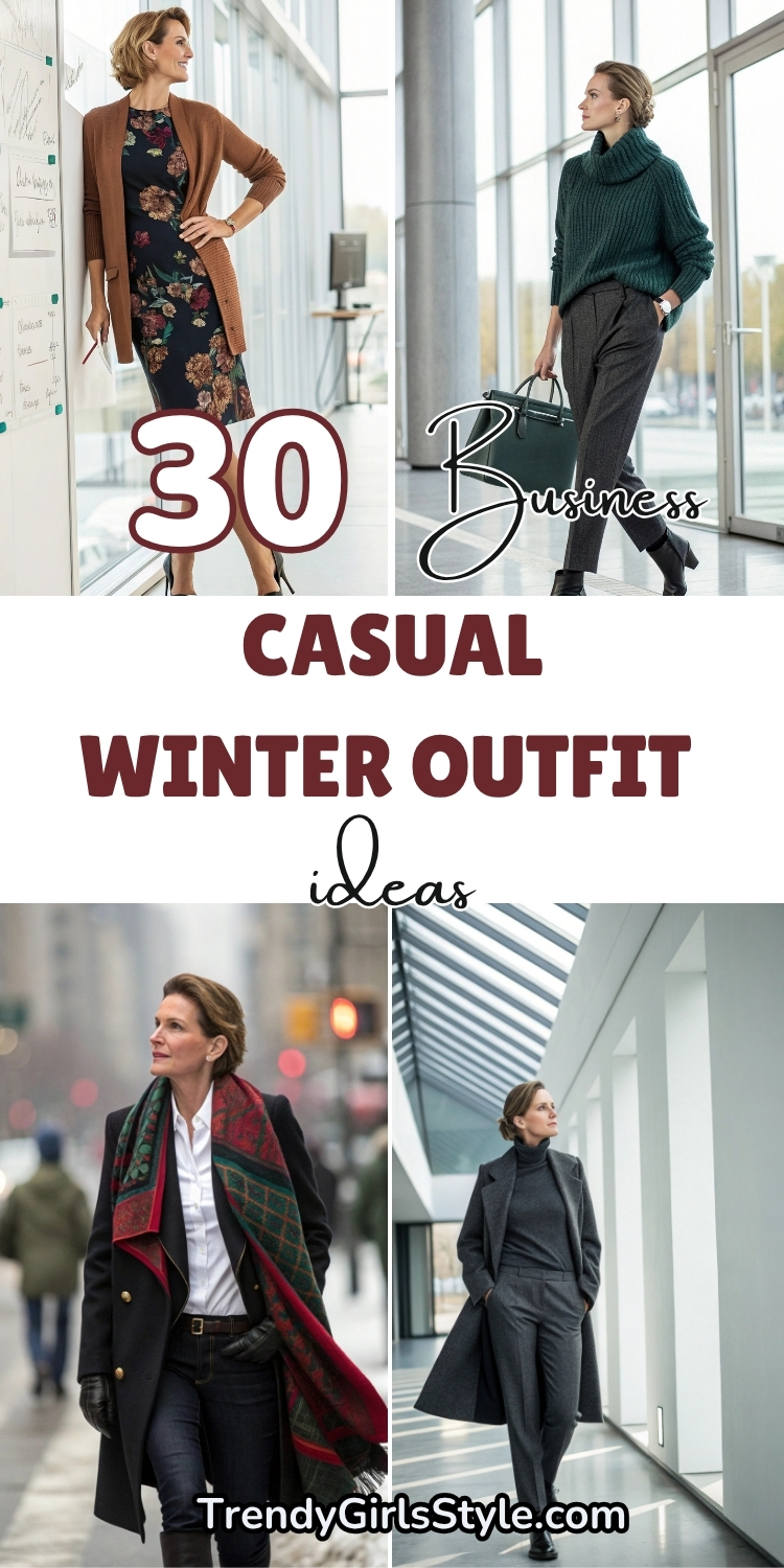 30+ Business Casual Winter Outfit Trends for Instant Style