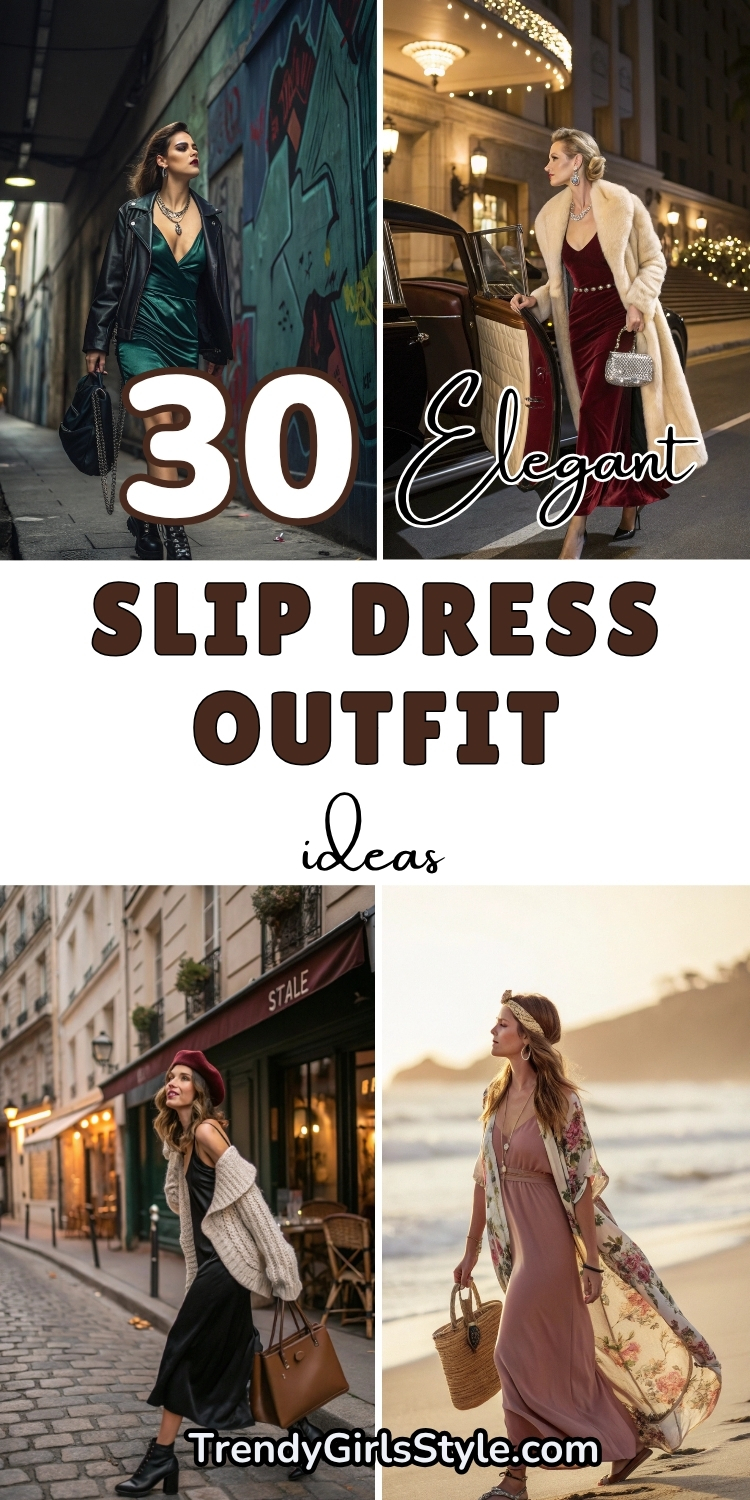 30+ Slip Dress Outfit Ideas From Casual to Glamorous!