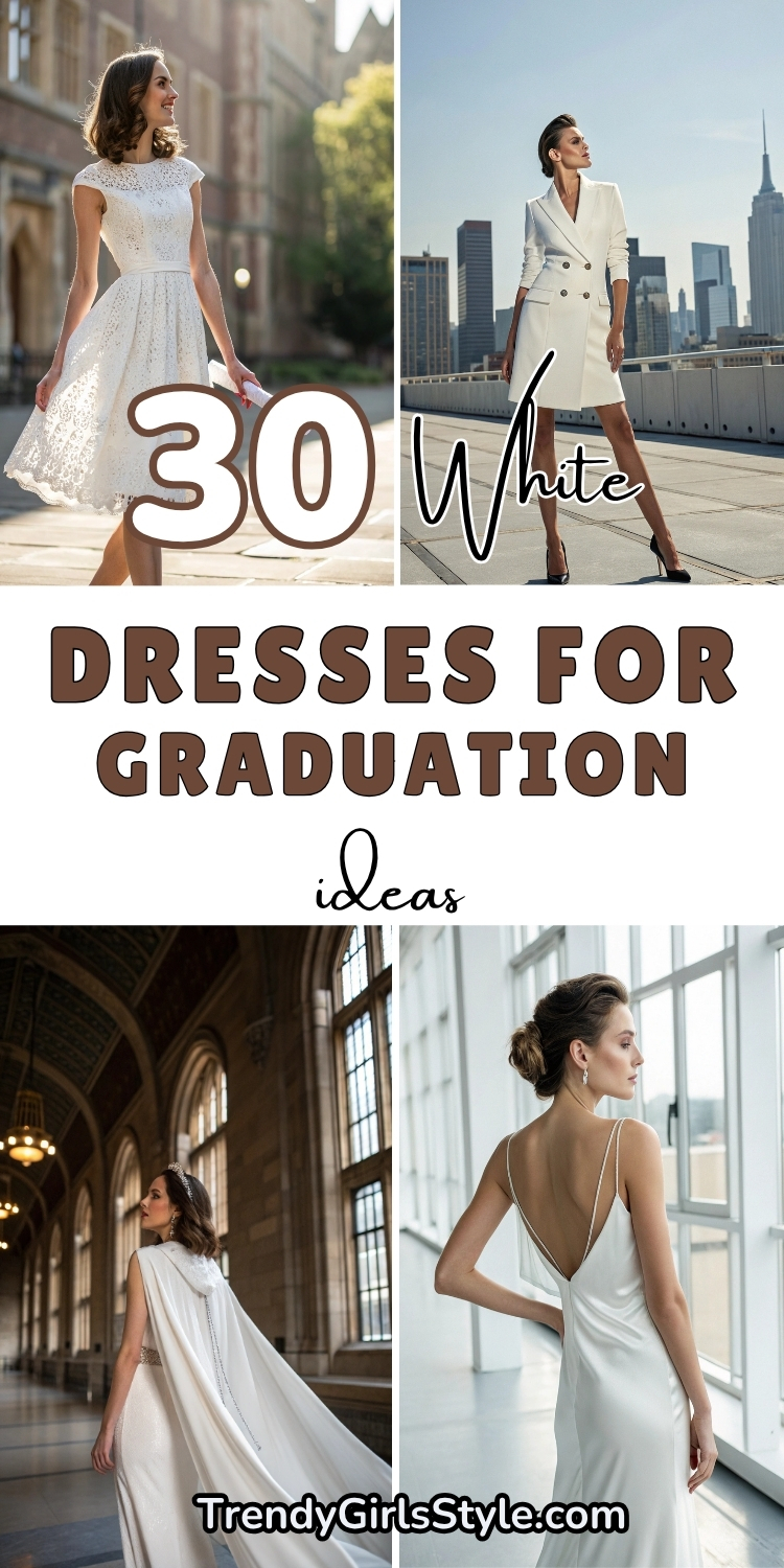 30+ White Dresses for Graduation to Wow the Crowd!