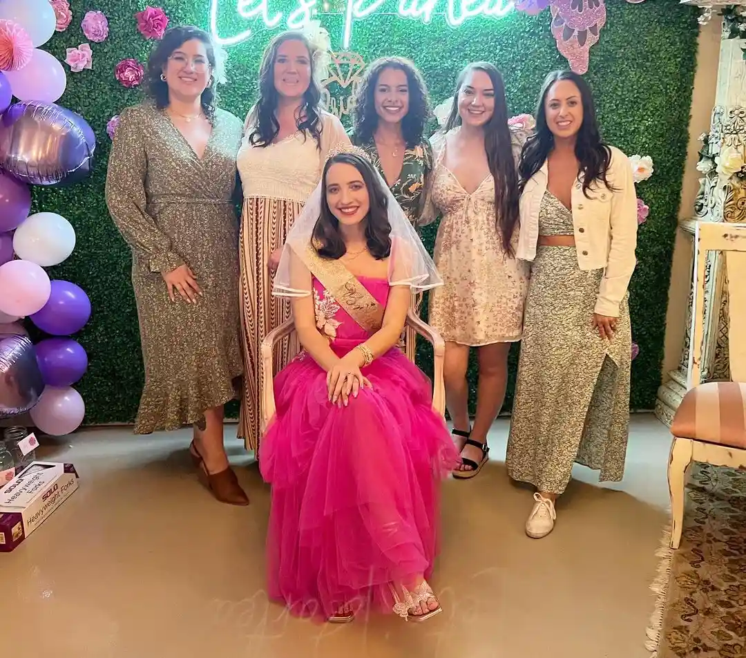 A Vibrant Take on Bridal Shower Tea Party Style