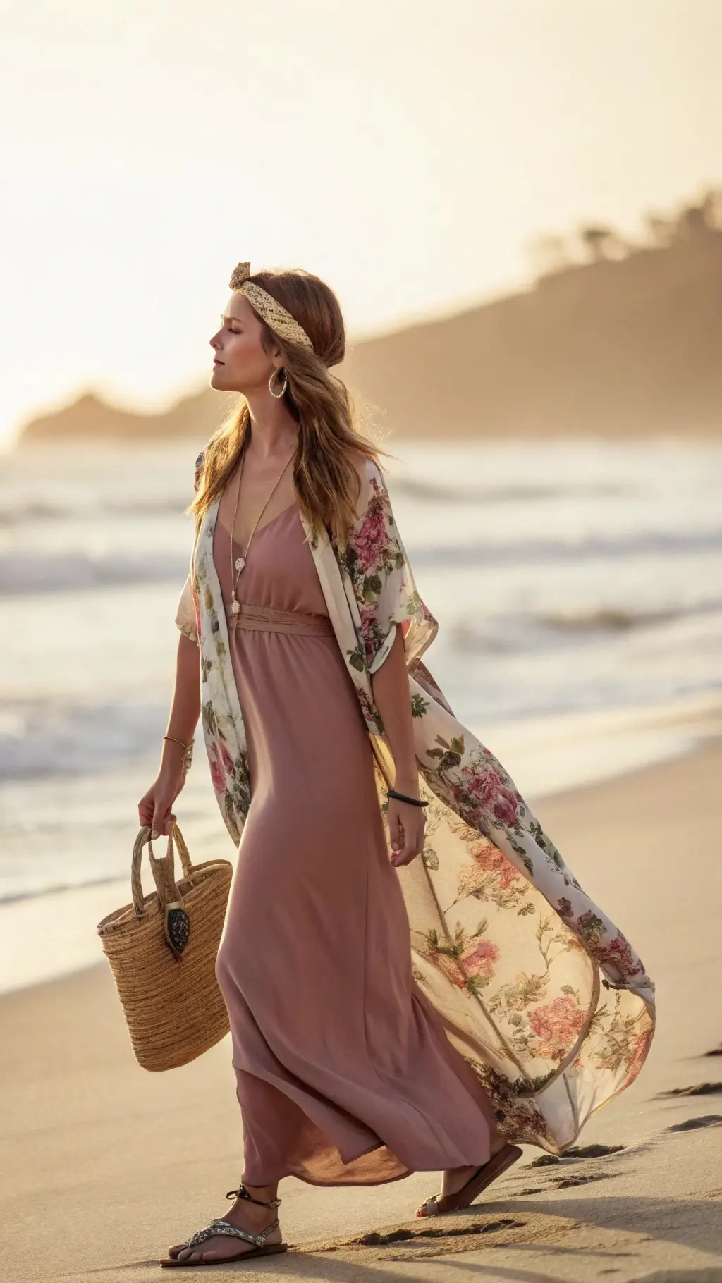 Bohemian Breeze: The Beach-Ready Slip