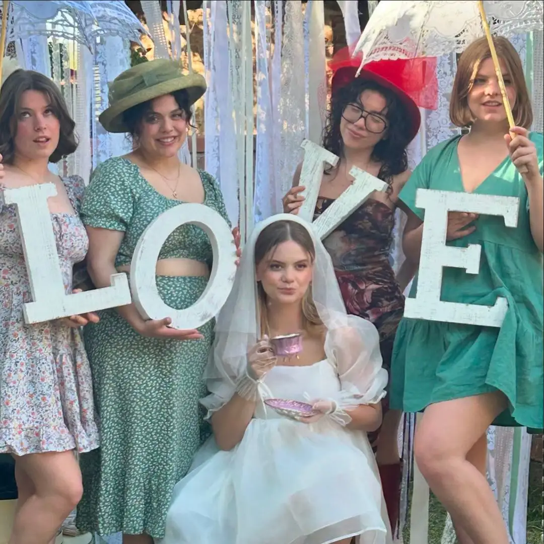 Eclectic Tea Party Dresses for a Whimsical Bridal Shower