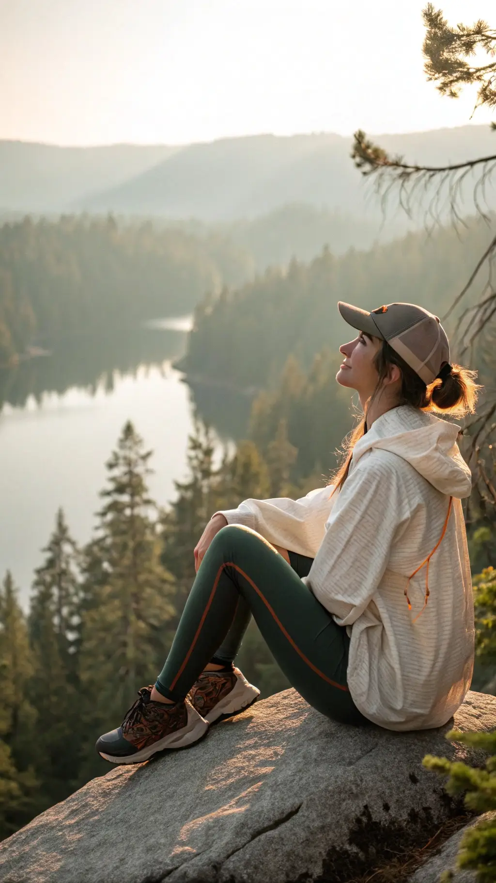Lightweight Hoodie & Outdoor Leggings