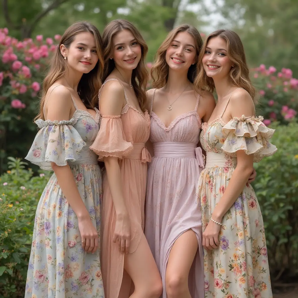 Romantic Tea Party Dresses for a Garden Bridal Shower