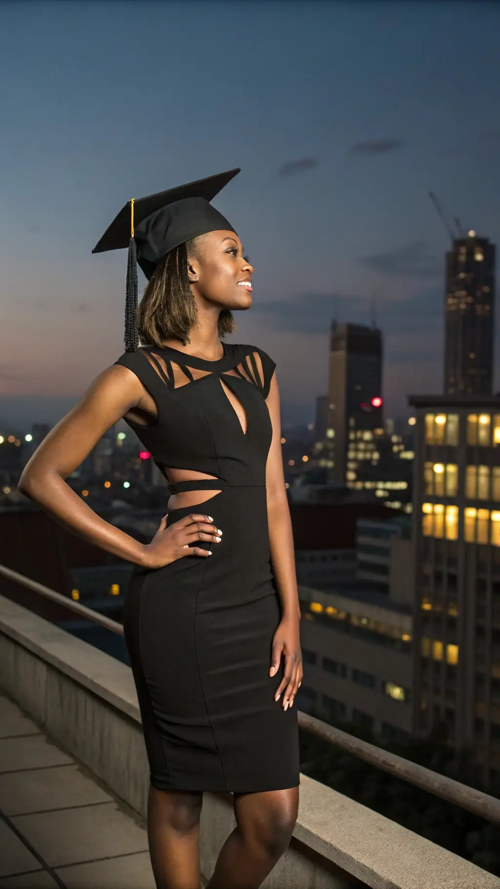The Contemporary Cutout Graduation Dress