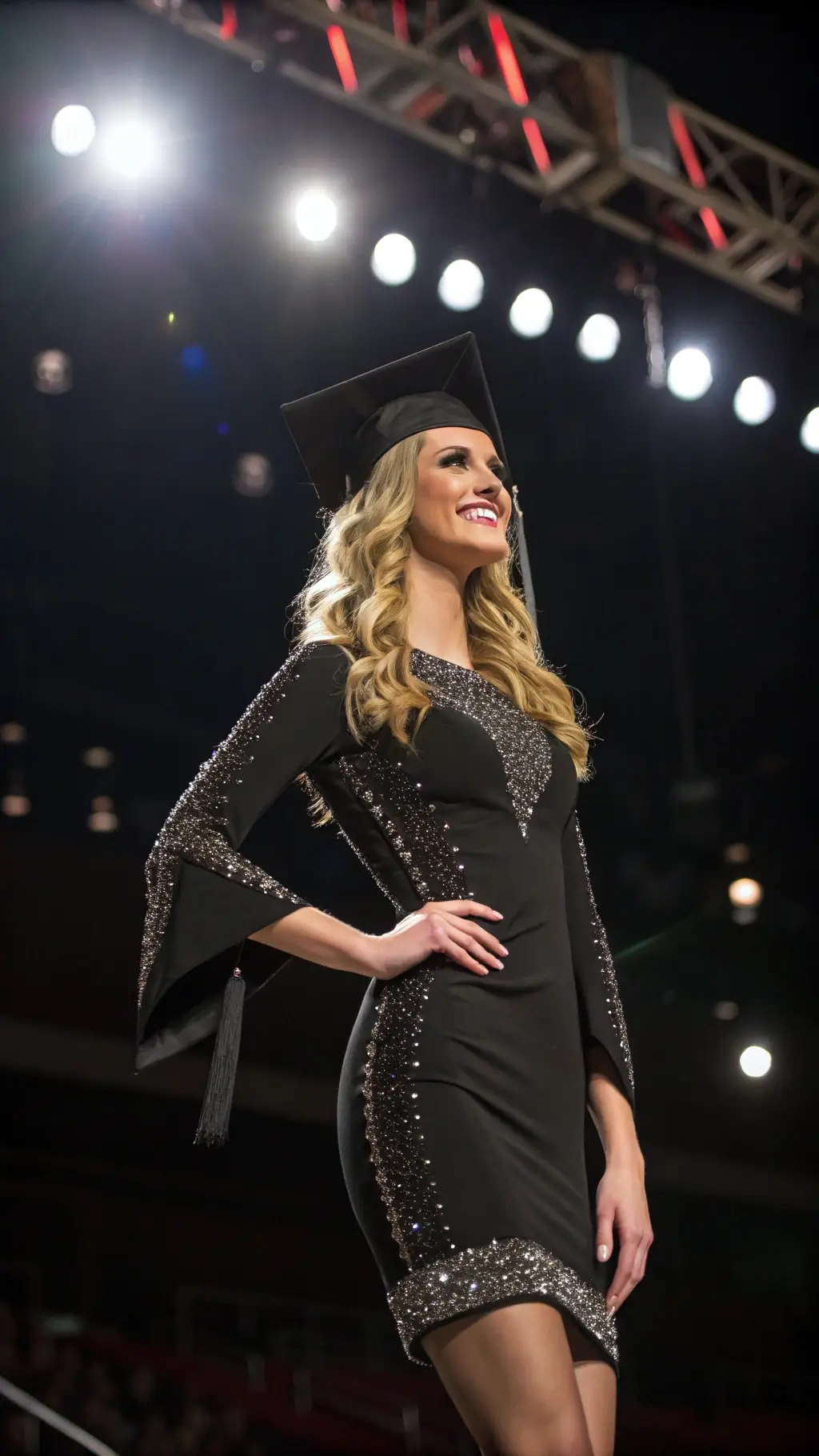 The Embellished Statement Graduation Dress