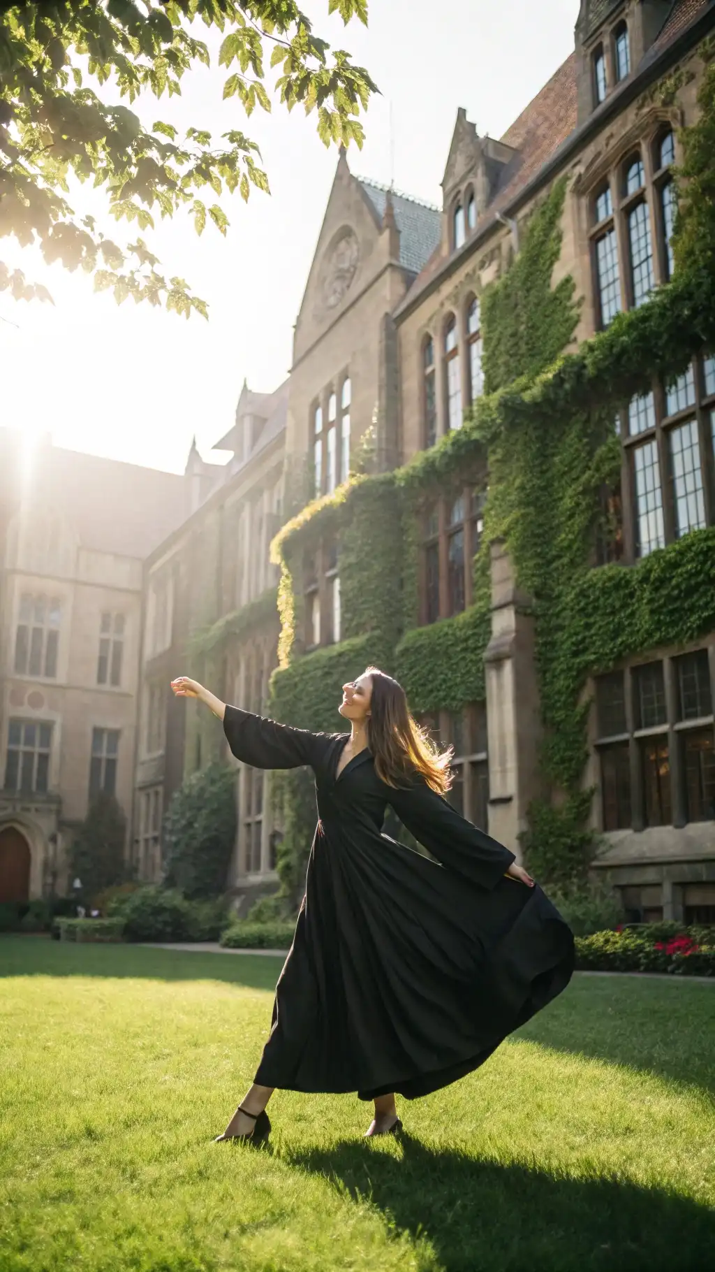 The Flowing Maxi Graduation Dress