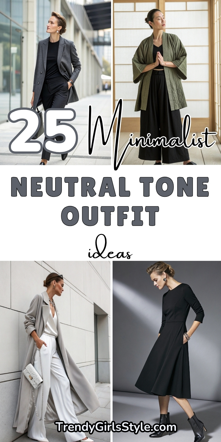 25 Minimalist Neutral Tone Outfit Ideas to Create Timeless Looks