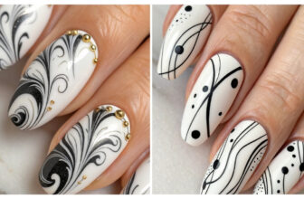 25 Timeless Black and White Nails Ideas to Elevate Your Look