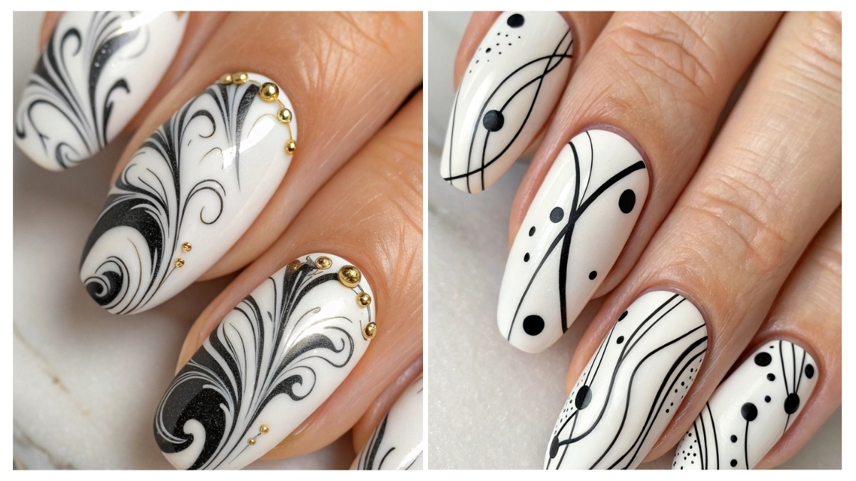 25 Timeless Black and White Nails Ideas to Elevate Your Look