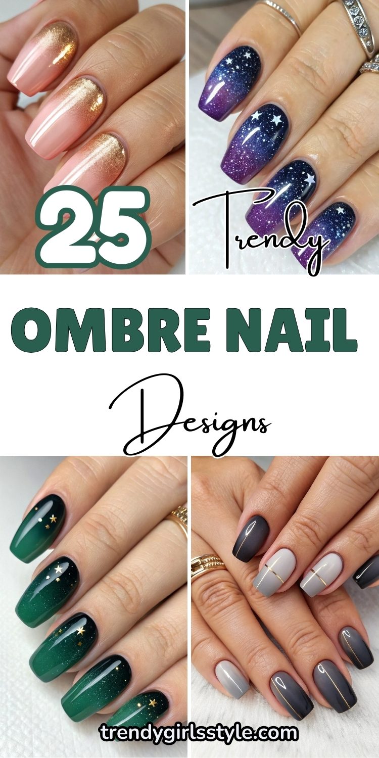 25 Trendy Ombre Nail Designs