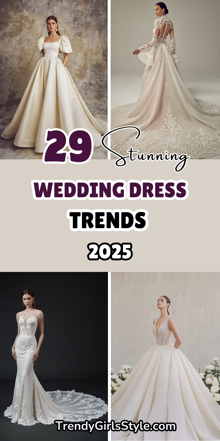 29 Stunning Wedding Dress Trends 2025