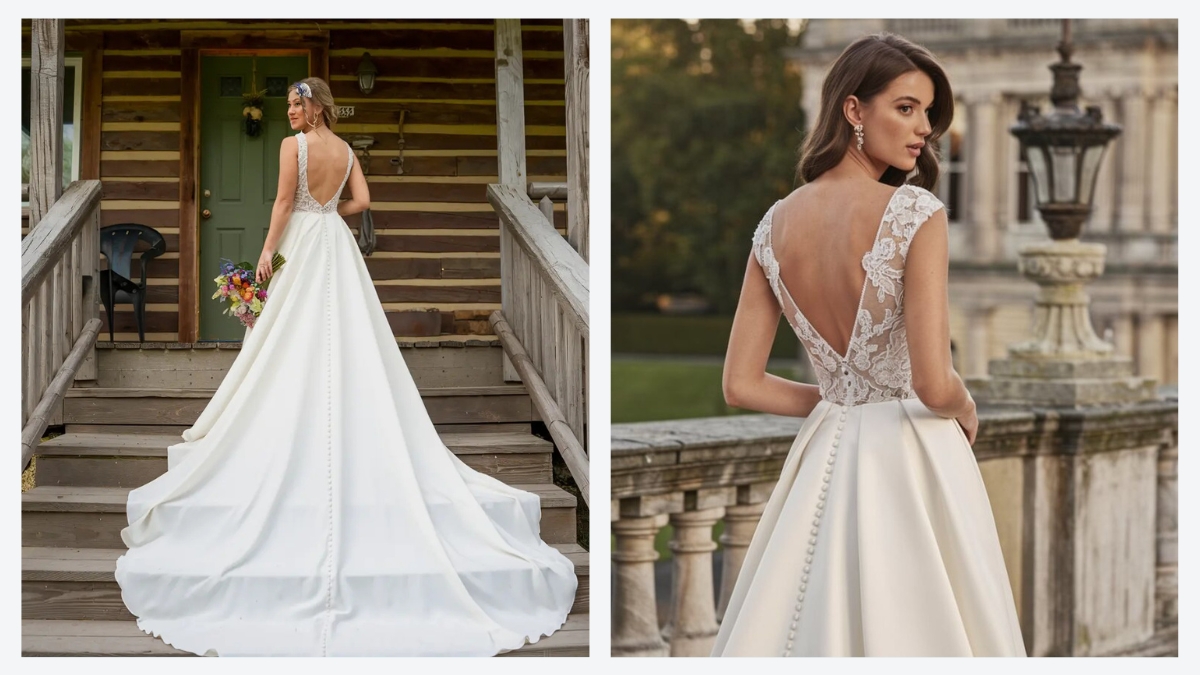 30 Elegant Backless Wedding Dresses to Steal the Show