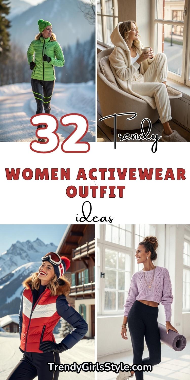 30+ Trendy Women Activewear Outfit Ideas for Winter