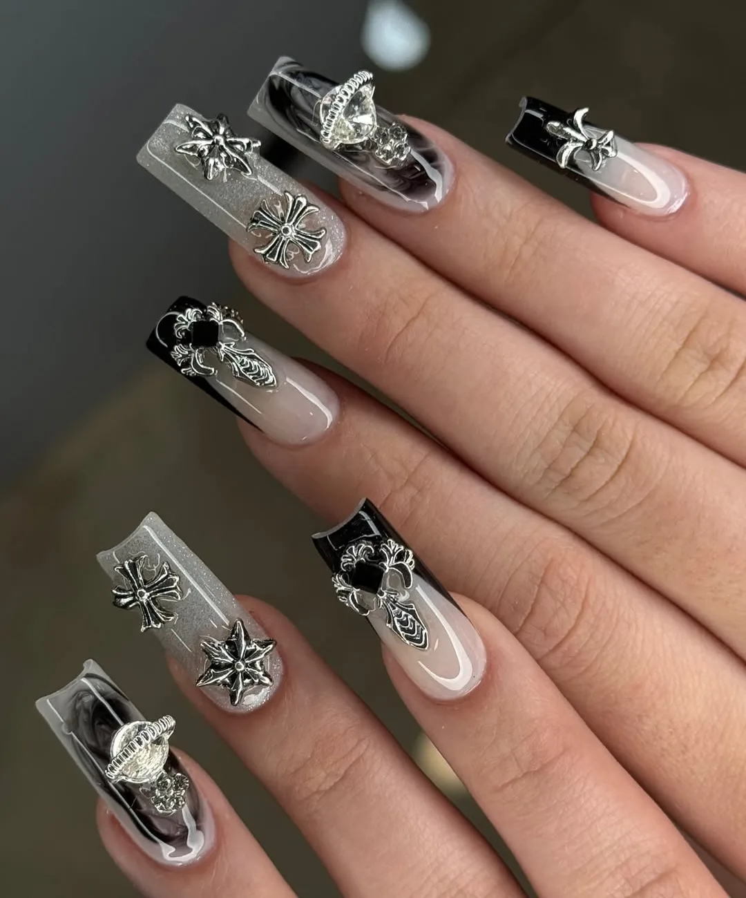 Bold Charms with Edgy Elegance